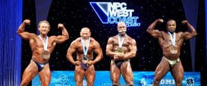NPC West Coast Classic Center Podium NPC California Bodybuilding Contest